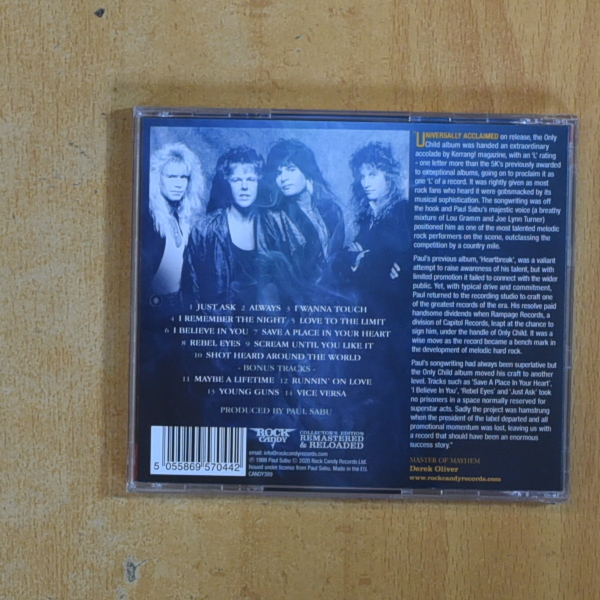 ONLY CHILD - ONLY CHILD - CD