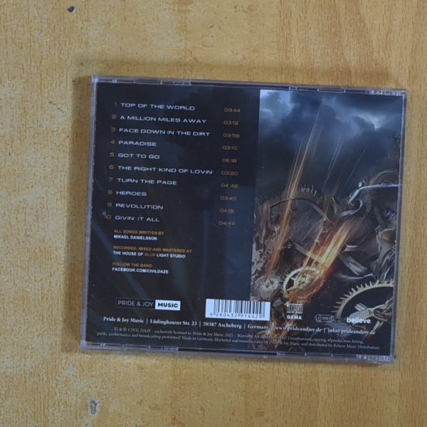 CIVIL DAZE - ONCE IN A BLUE MOON - CD