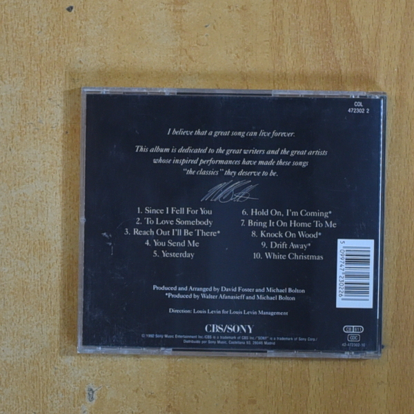 MICHAEL BOLTON - TIMELESS - CD