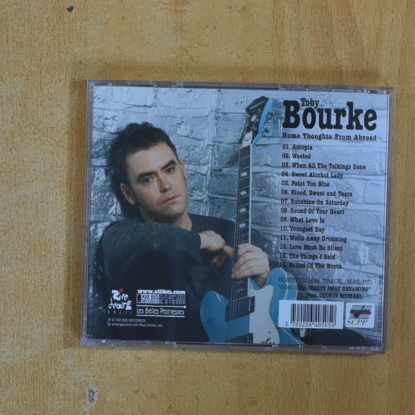TOBY BOURKE - HOME THOUGHTS FROM ABROAD - CD