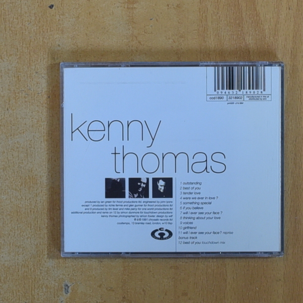 KENNY THOMAS - VOICES - CD