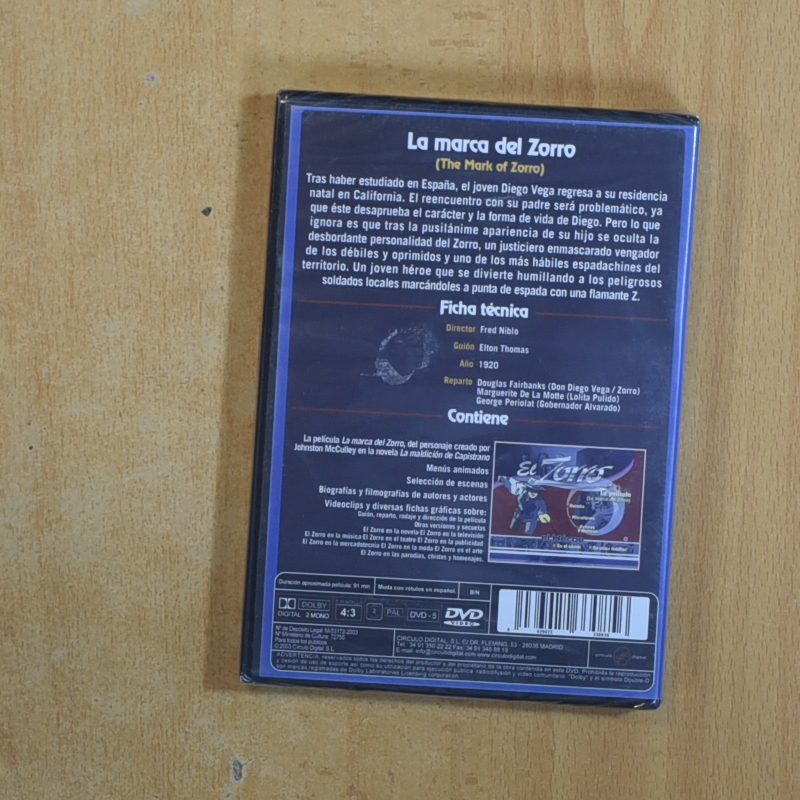 EL ZORRO - DVD