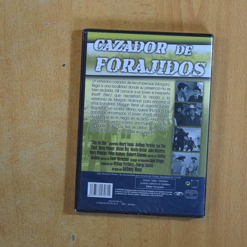 CAZADOR DE FORAJIDOS - DVD