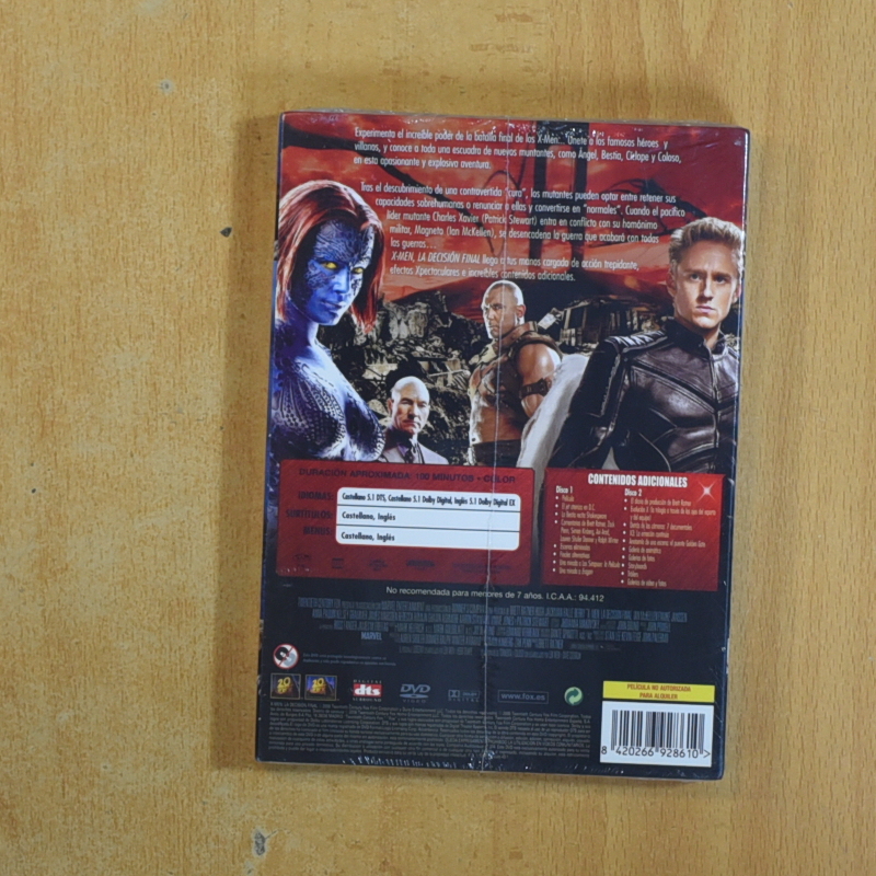 X MEN LA DECISION FINAL - DVD