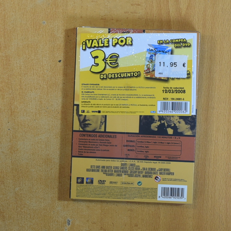 EVA AL DESNUDO - DVD