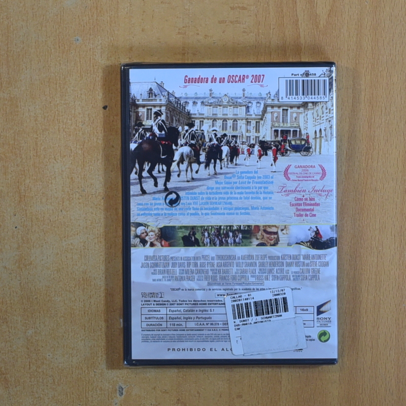 MARIA ANTONIETA - DVD