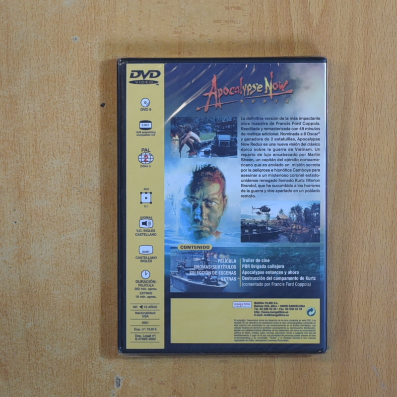 APOCALYPSE NOW - DVD