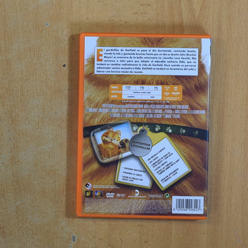 GARFIELD LA PELICULA - DVD