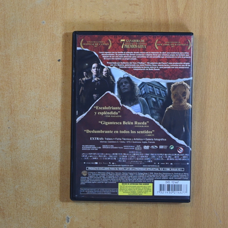 EL ORFANATO - DVD