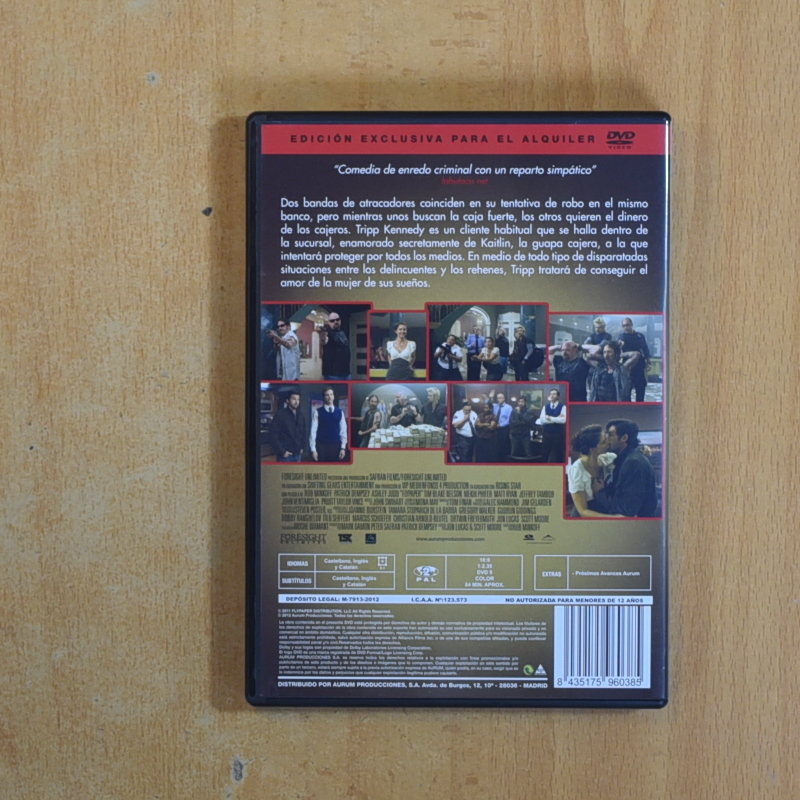 ATRACO POR DUPLICADO - DVD