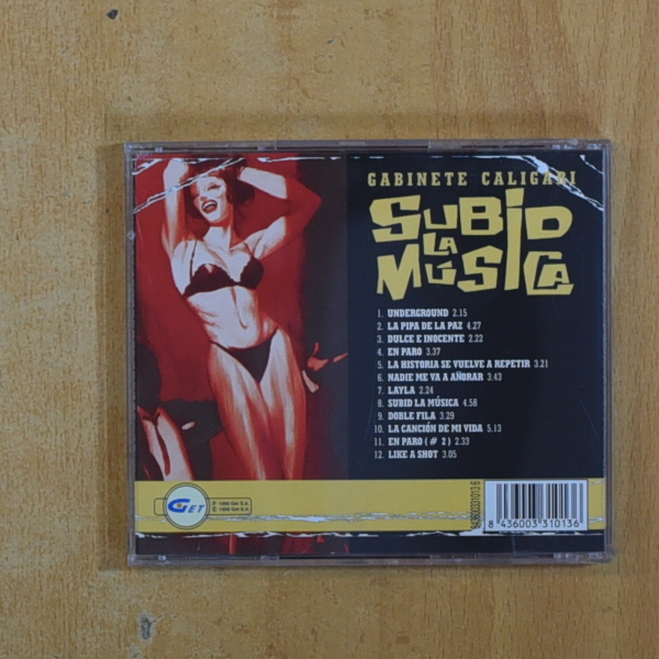 GABINETE CALIGARI - SUBID LA MUSICA - CD