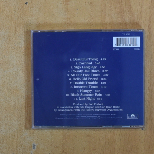 ERIC CLAPTON - NO REASON TO CRY - CD