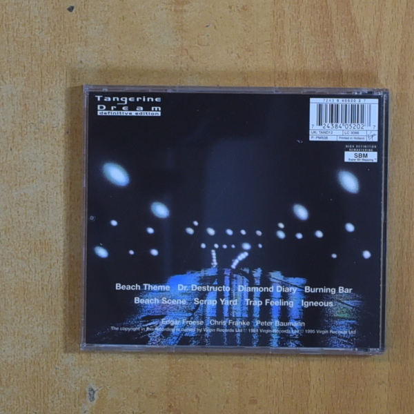 TANGERINE DREAM - THIEF - CD
