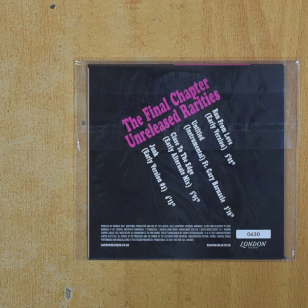 BRONSKI BEAT - THE FINAL CHAPTER - CD