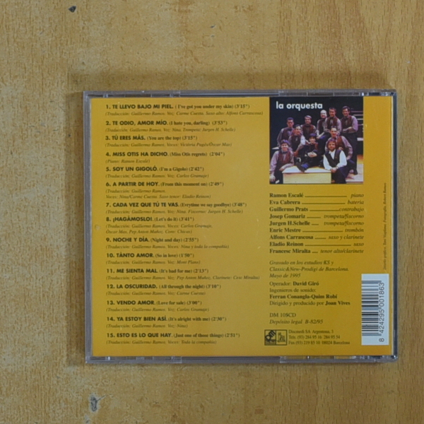 DAGOLL DAGOM - TE ODIO AMOR MIO - CD