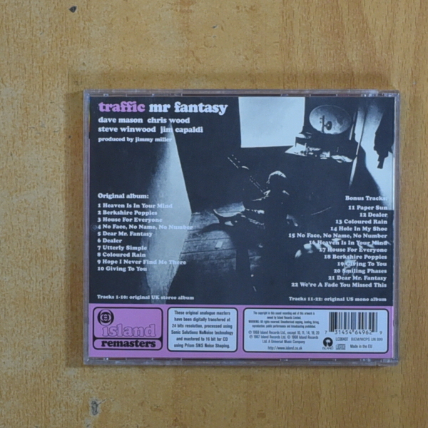 TRAFFIC - TRAFFIC - CD