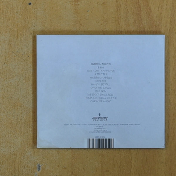 OLAFUR ARNALS - FOR NOW I AM WINTER - CD