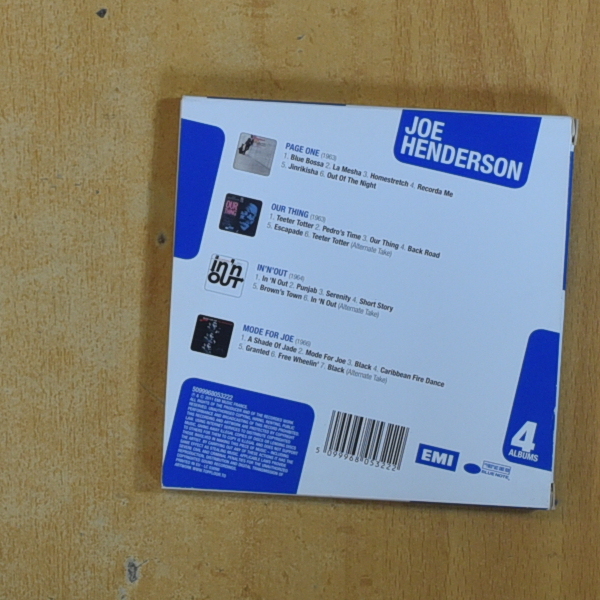 JOE HENDERSON - JOE HENDERSON - CD