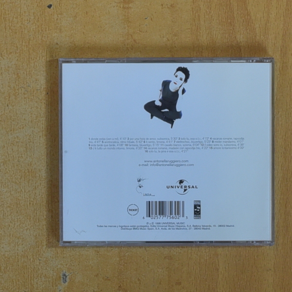 ANTONELLA RUGGIERO - GRABACIONES MODERNAS - CD