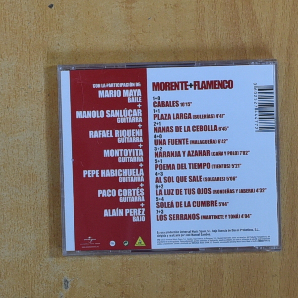MORENTE - + FLAMERNCO - CD