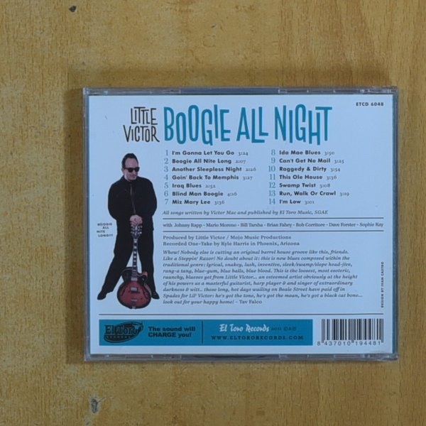 LITTLE VICTOR - BOOGIE ALL NIGHT - CD