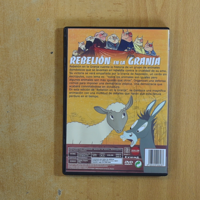 REBELION EN LA GRANJA - DVD