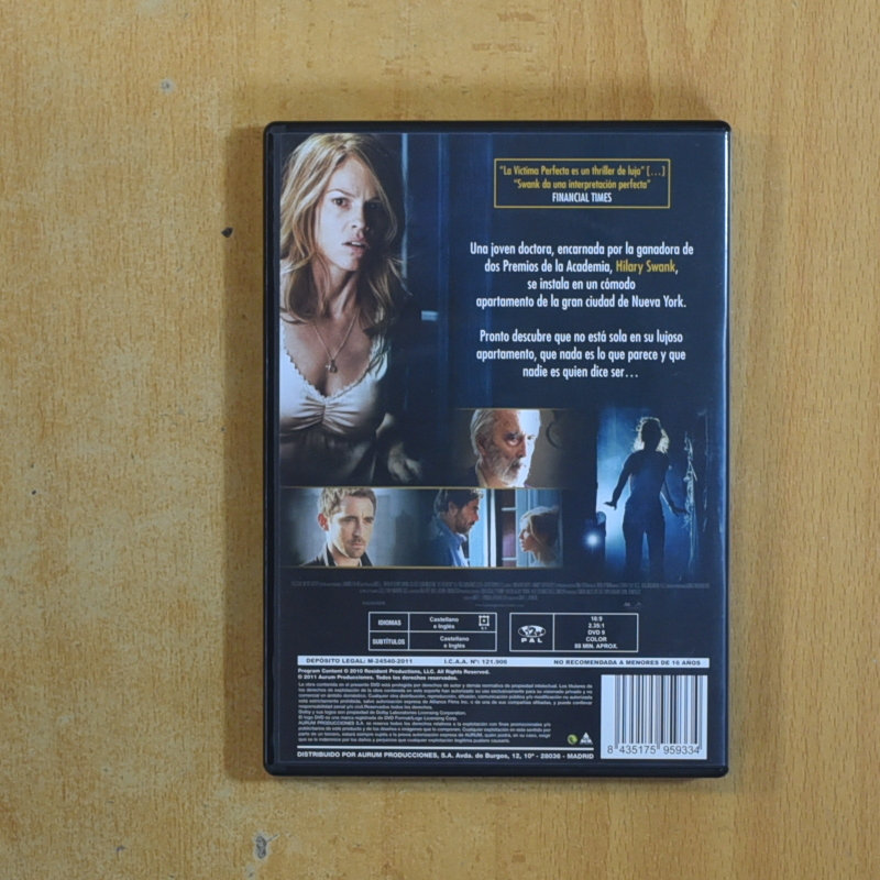 LA VICTIMA PERFECTA - DVD