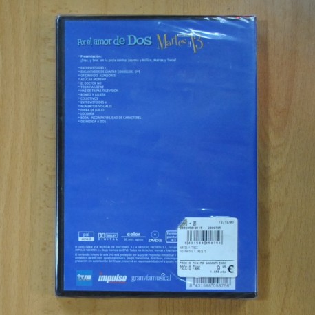 MARTES Y 13 POR EL AMOR DE DIOS - DVD