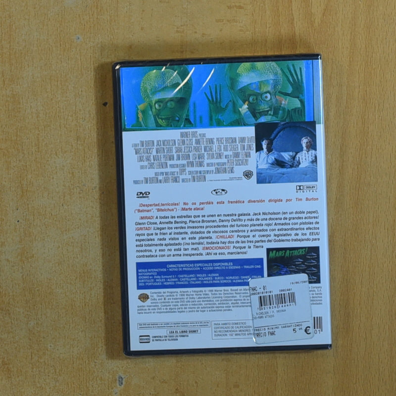 MARS ATTACK - DVD