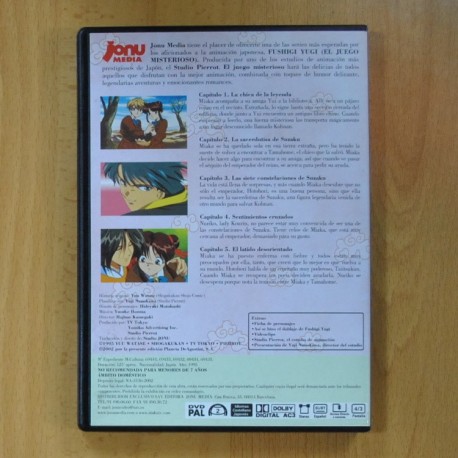 FUSHIGI YUGI EL JUEGO MISTERIOSO CAPITULOS 1 A 5 - DVD