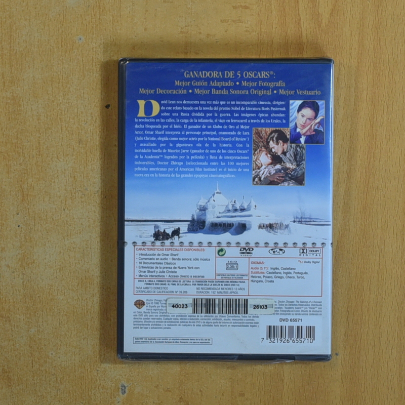 DOCTOR ZHIVAGO - DVD