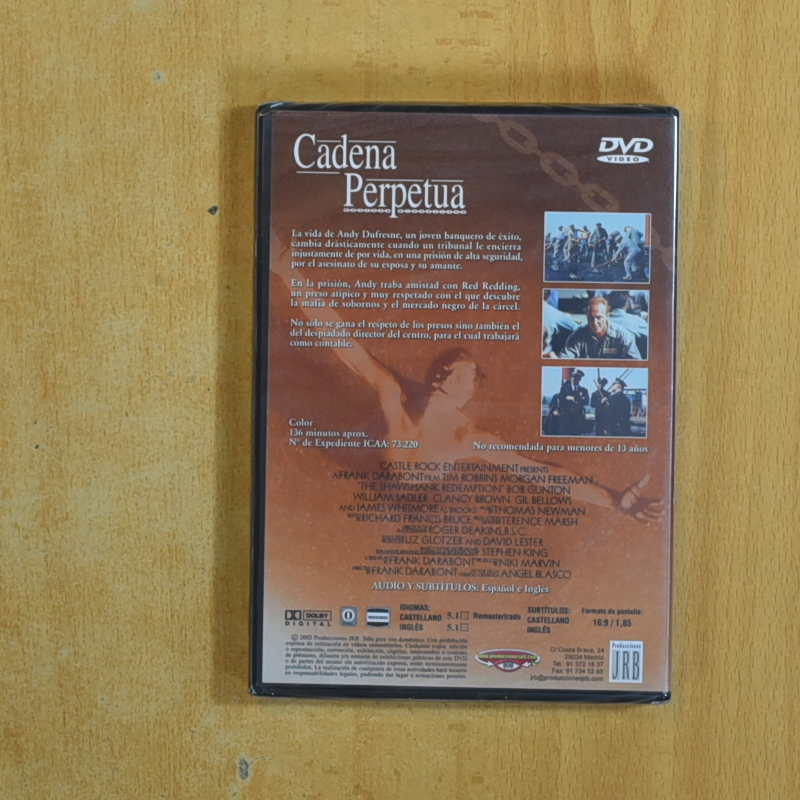CADENA PERPETUA - DVD