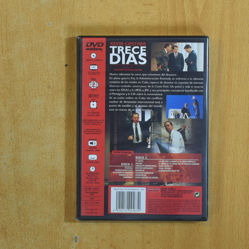 TRECE DIAS - DVD