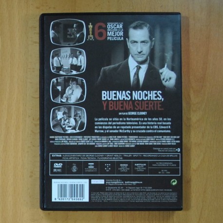 BUENAS NOCHES Y BUENA SUERTE - DVD
