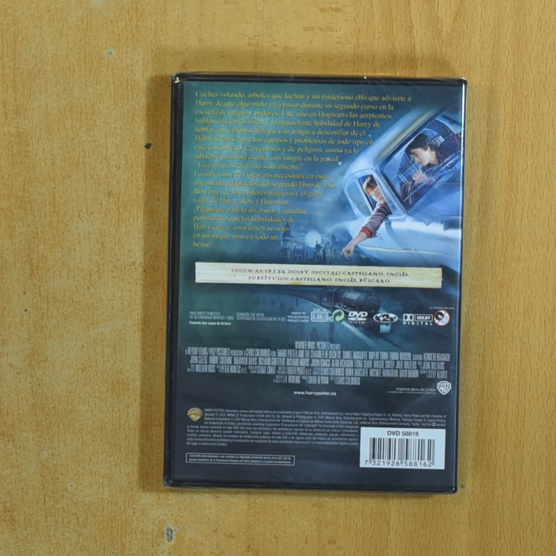 HARRY POTTER Y LA CAMARA SECRETA - DVD