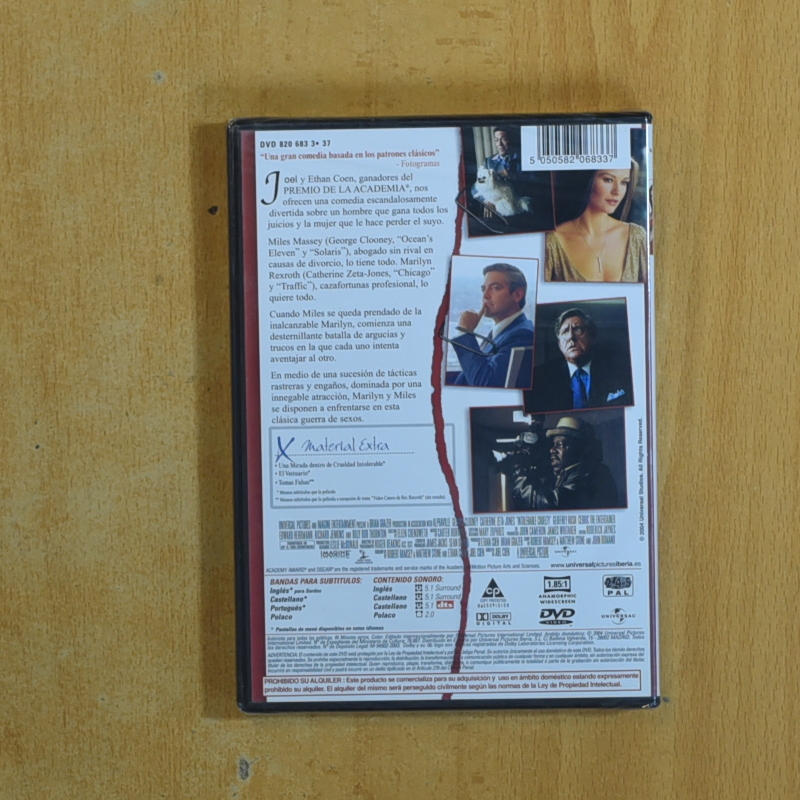 CRUELDAD INTOLERABLE - DVD