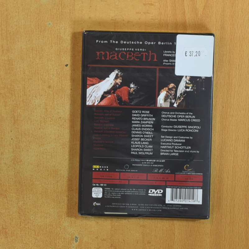 VERDI MACBETH - DVD