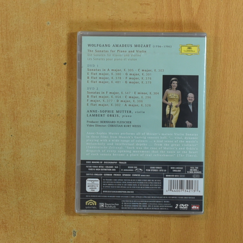 MUTTER MOZART - DVD