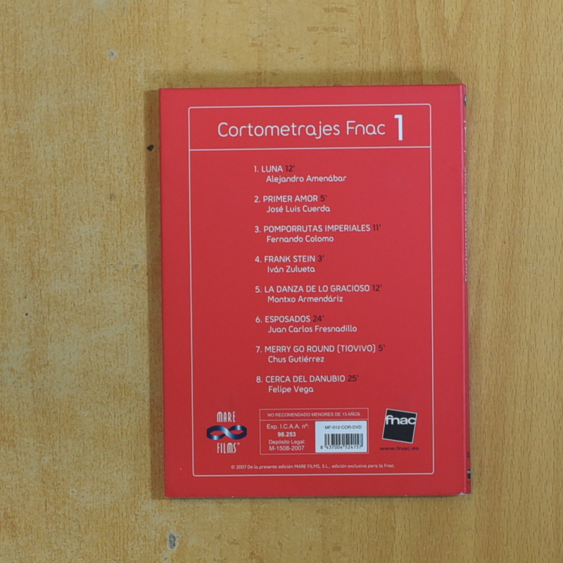 CORTOMETRAJES FNAC 1 - DVD