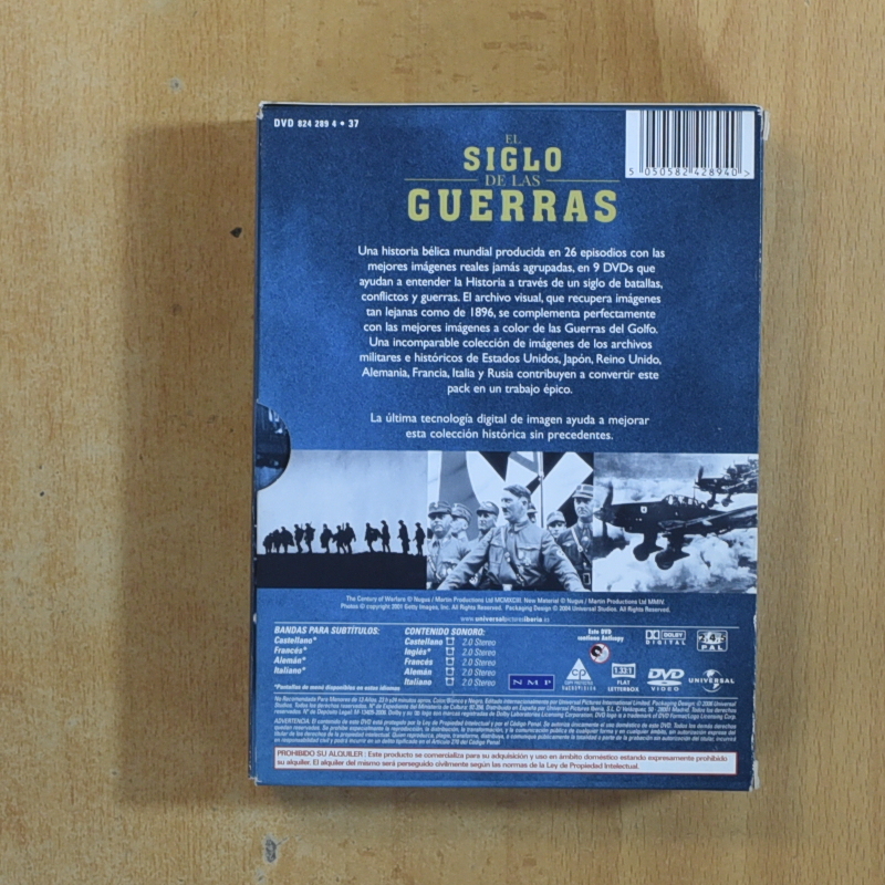 EL SIGLO DE LAS GUERRAS - DVD