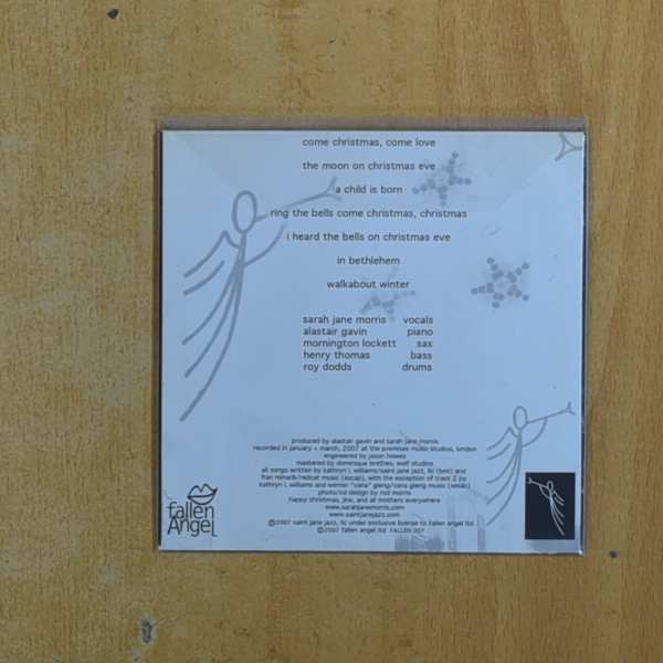SARAH JANE MORRIS - ANGELS AT CHRISTMAS - CD