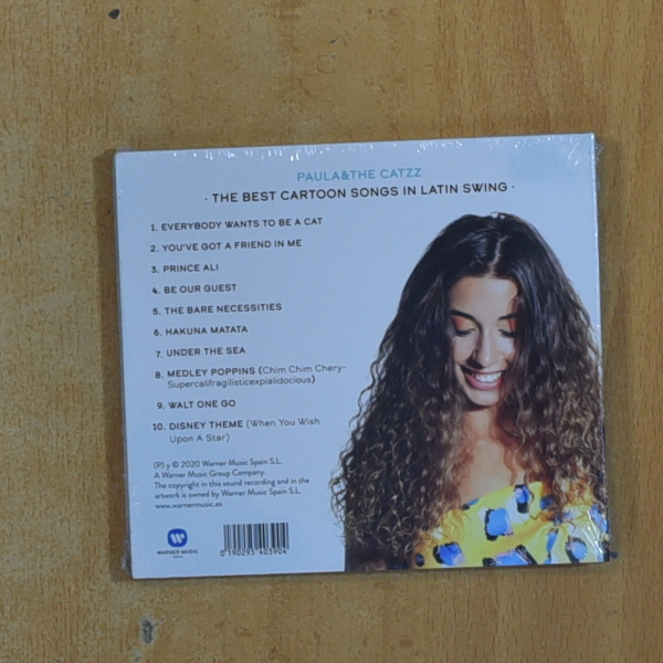 PAULA & THE CATZZ - THE BEST CARTOON SONGS IN LATIN SWING - CD