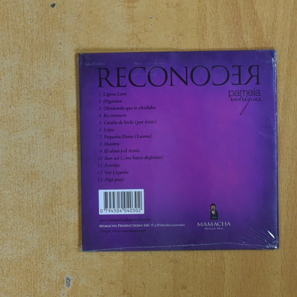 PAMELA RODRIGUEZ - RECONOCER - CD