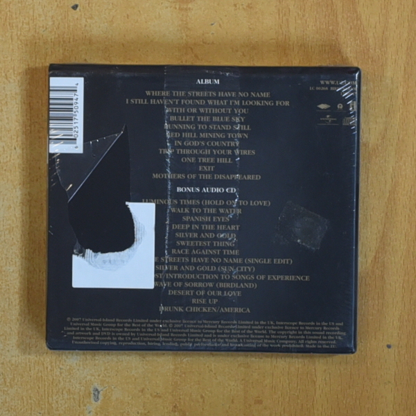 U2 - THE JOSHUA TREE - CD