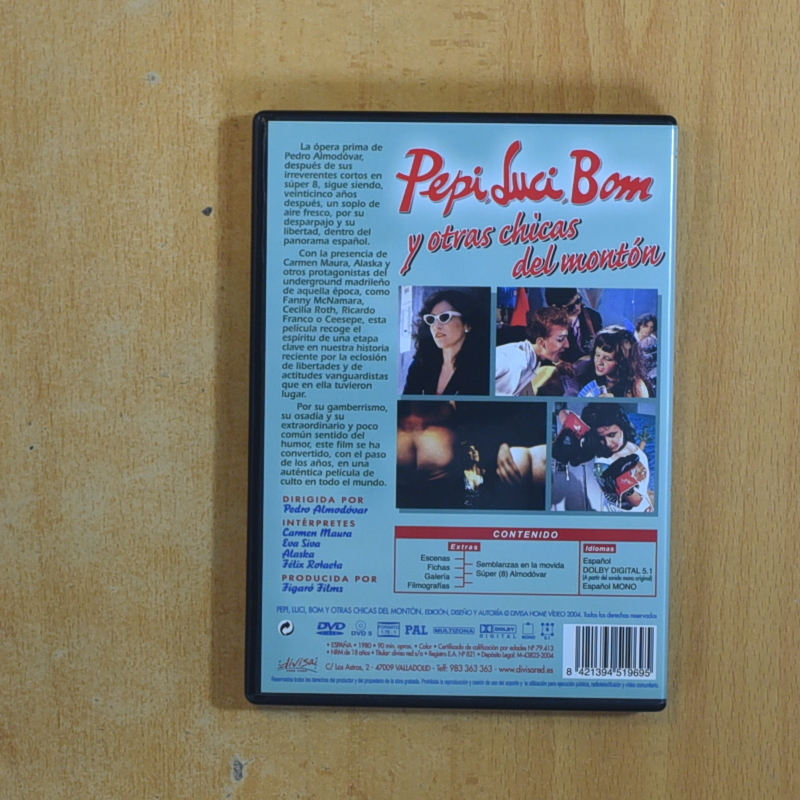 PEPI LUCI BOM Y OTRAS CHICAS DEL MONTON - DVD