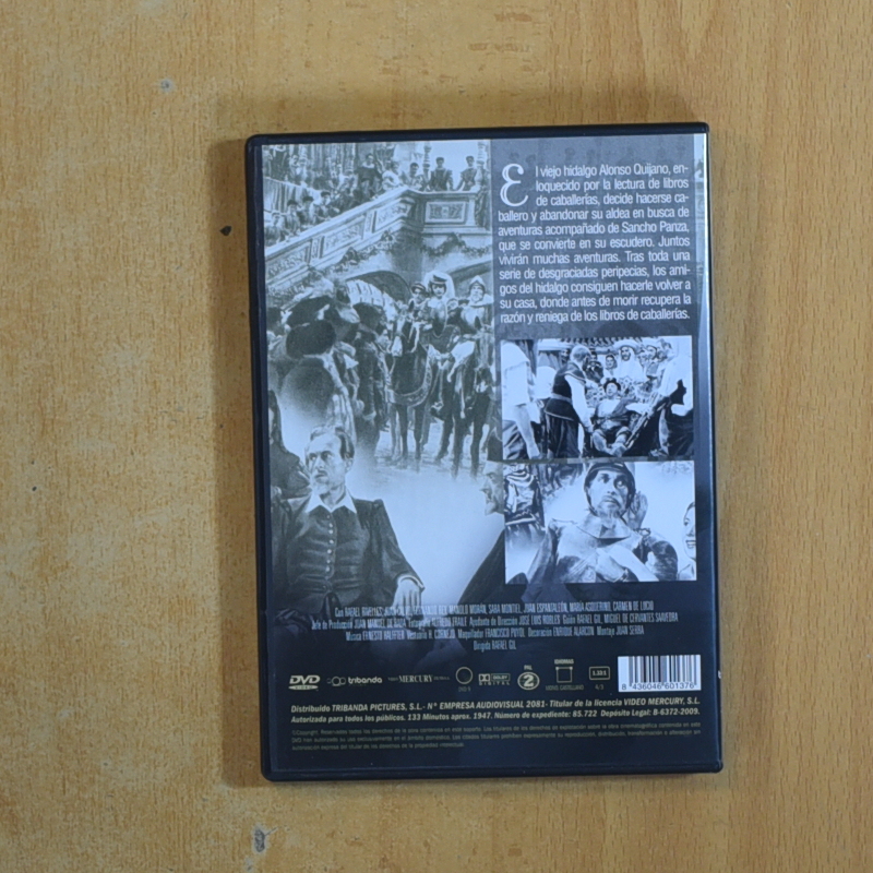 DON QUIJOTE DE LA MANCHA - DVD
