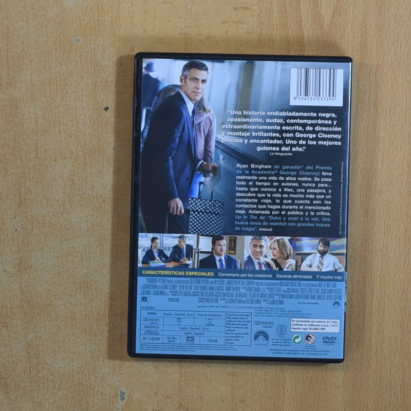 UP IN THE AIR - DVD