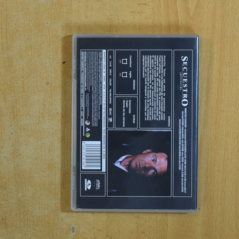 SECUESTRO - DVD