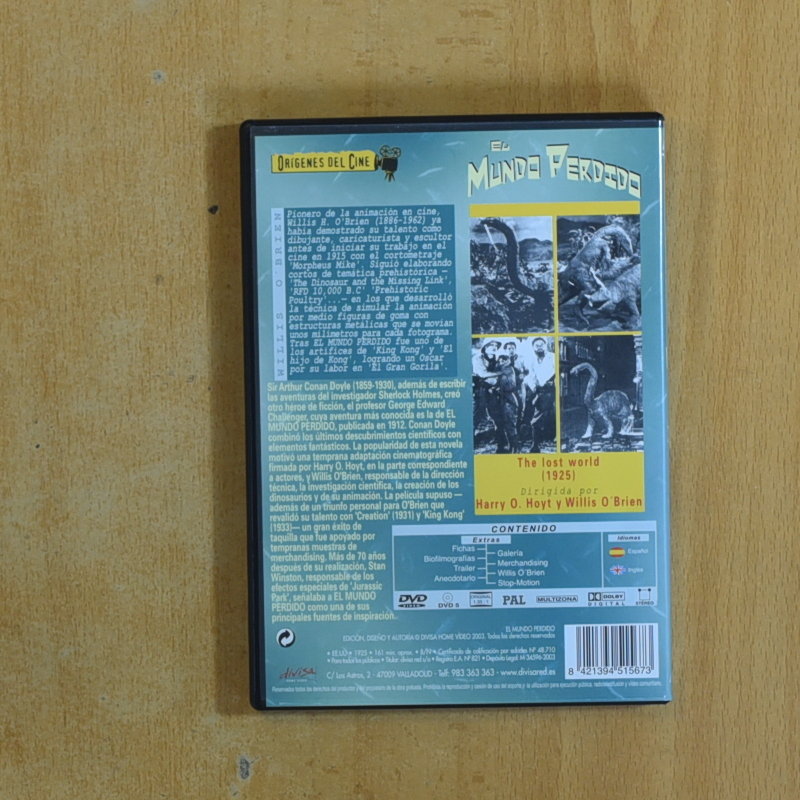 EL MUNDO PERDIDO - DVD