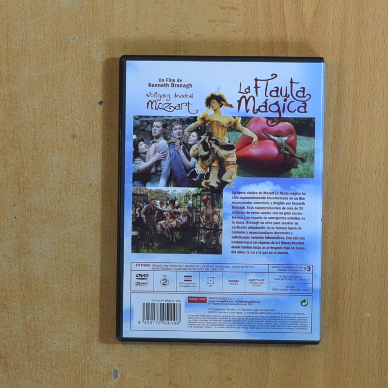 LA FLAUTA MAGICA - DVD